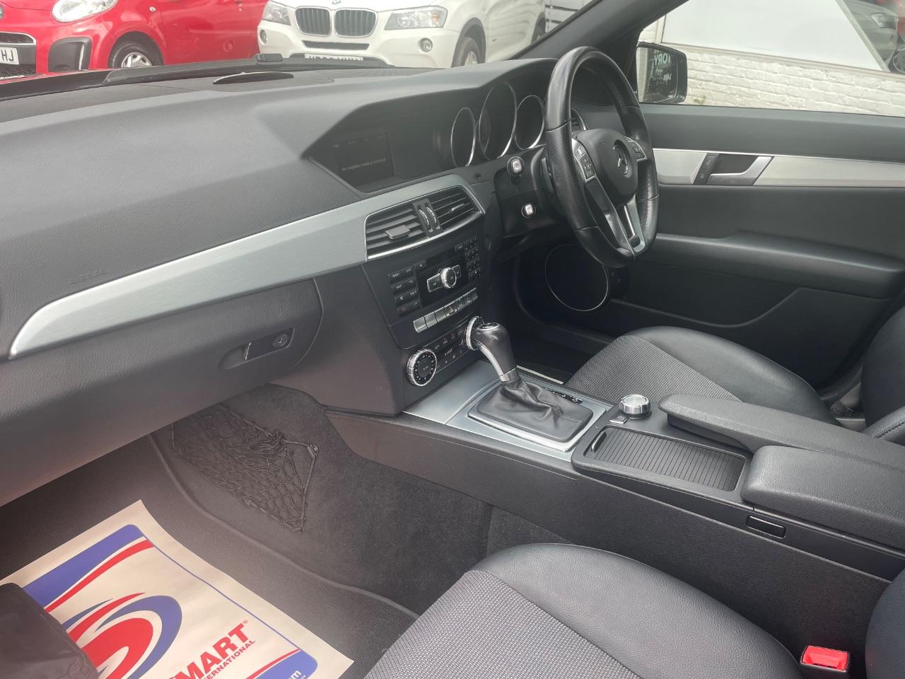 2013 Mercedes-Benz C Class 2.1 C220 CDI BlueEFFICIENCY AMG Sport 4dr Auto - 1/2 LEATHER - NAV - E/F/ MIRRORS BLUETOOTH