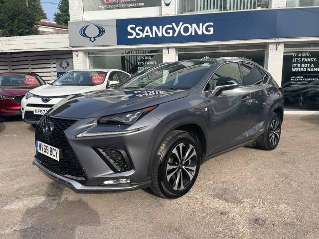 Lexus Nx 300h 2.5 F-Sport 5dr CVT [Premium Pack/Leather - ONE OWNER - SAT NAV - VAT Q - H/LEATHER - NAV Estate Petrol / Electric Hybrid Mercury Grey