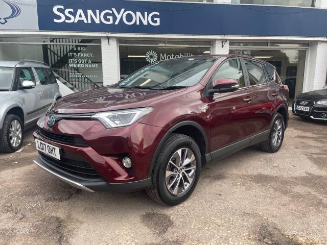 Toyota Rav4 2.5 VVT-i Hybrid Business Ed Plus TSS 5dr CVT 2WD Estate Petrol / Electric Hybrid Red