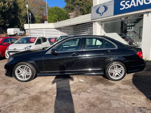 2013 Mercedes-Benz C Class 2.1 C220 CDI BlueEFFICIENCY AMG Sport 4dr Auto - 1/2 LEATHER - NAV - E/F/ MIRRORS BLUETOOTH