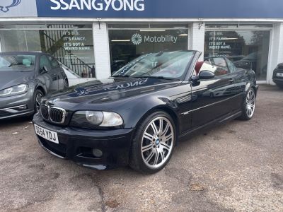 BMW M3 3.2 M3 2dr - FSH - NEW CLUTCH  56235 MILES - RED LEATHER Convertible Petrol Black at CSG Motor Company Chalfont St Giles