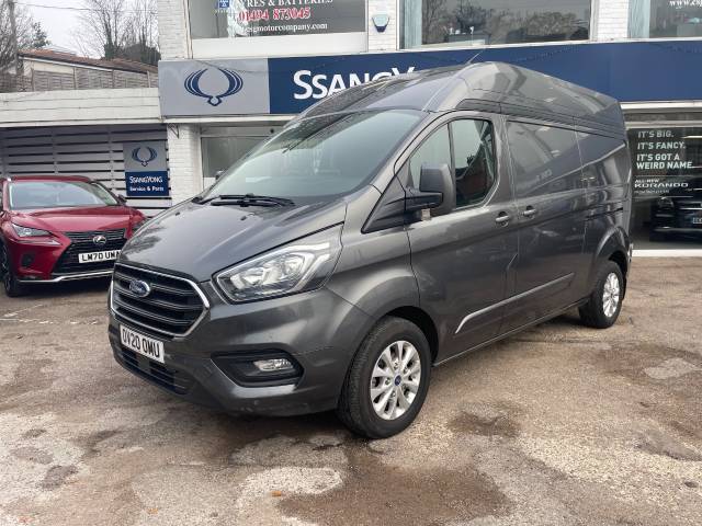 Ford Transit Custom 2.0 EcoBlue 130ps High Roof Limited Van Auto - ONE OWNER - FFSH - ELECTRIC FOLDING MIRRORS Panel Van Diesel Grey