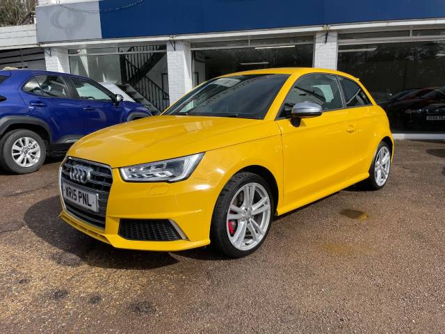 Audi S1 Hatchback 2.0 S1 TFSI Quattro 3dr - HEATED BLACK LEATHER - NAV - PARKING SENSORS Hatchback Petrol Yellow