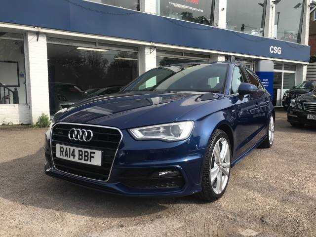 Audi A3 1.8 TFSI Quattro S Line 5dr S Tronic - FSH - Hatchback Petrol Blue