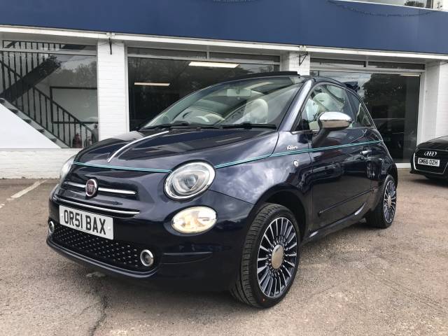 Fiat 500 1.2 Riva 2dr Convertible Petrol Blue