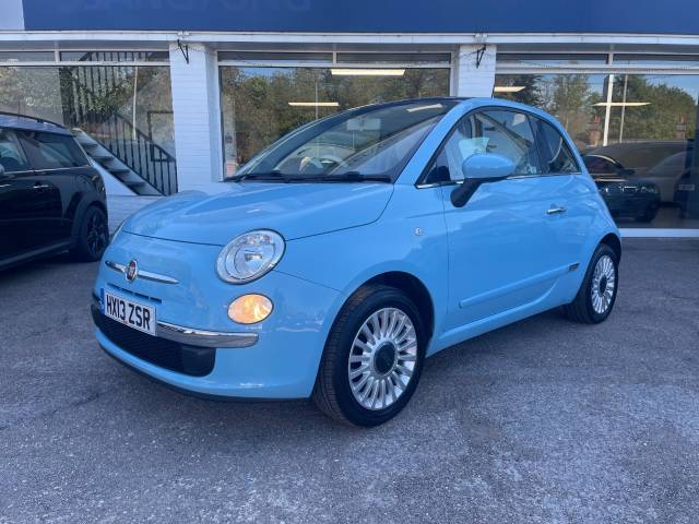 Fiat 500 1.2 Lounge 3dr [Start Stop] - SUNROOF - R/SENSORS  BLUETOOTH - Hatchback Petrol Blue