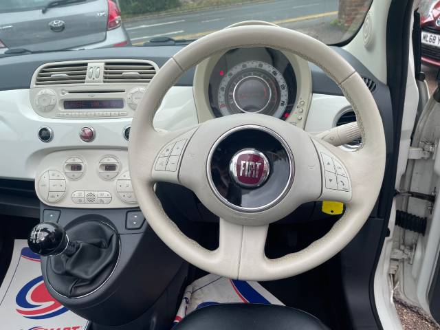 2014 Fiat 500 0.9 TwinAir 105 Lounge 2dr - FSH -