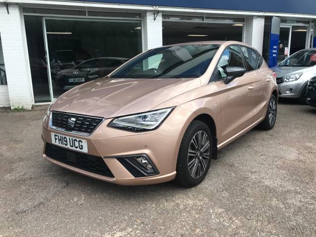 SEAT Ibiza 1.0 TSI 115 Xcellence [EZ] 5dr DSG - FSH - APPLE CAR PLAY - NAV - PARKING SENSORS Hatchback Petrol Rose Gold
