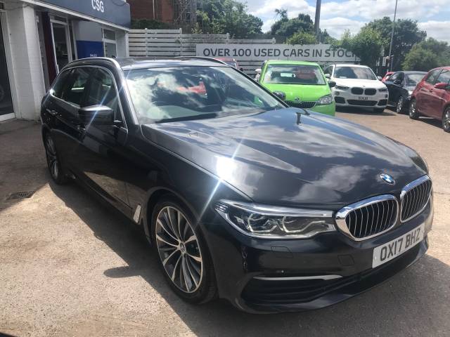 2017 BMW 5 Series 3.0 530d SE 5dr Auto - H/LEATHER - NAV - PARKING SENSORS - FFSH