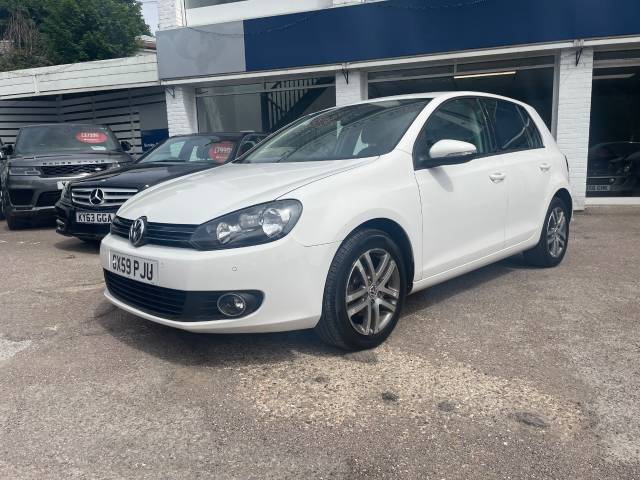 Volkswagen Golf 1.6 TDI 105 SE 5dr - LEATHER - SUNROOF - FSH  - Hatchback Diesel White