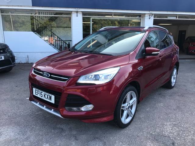 Ford Kuga 2.0 TDCi 180 Titanium X Sport 5dr Powershift - Hatchback Diesel Red