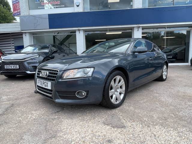 Audi A5 2.0 TDI 143 SE 5dr Multitronic - TECH PACK - FSH - H/LEATHER - PARKING SENORS Hatchback Diesel Grey