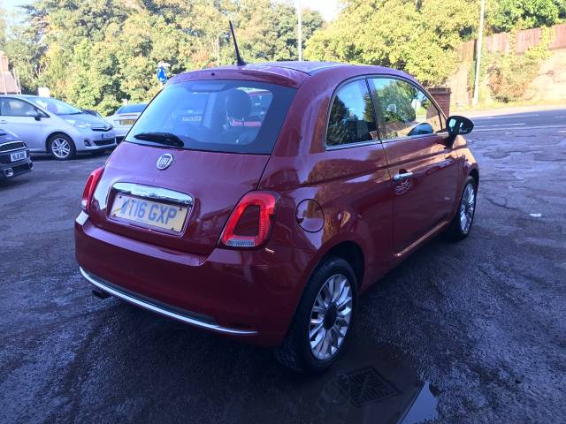 2016 Fiat 500 1.2 Lounge 3dr - FSH - SUNROOF - PARKING SENSORS
