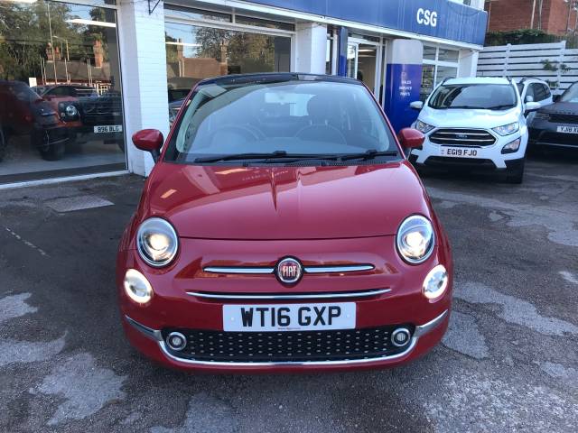 2016 Fiat 500 1.2 Lounge 3dr - FSH - SUNROOF - PARKING SENSORS