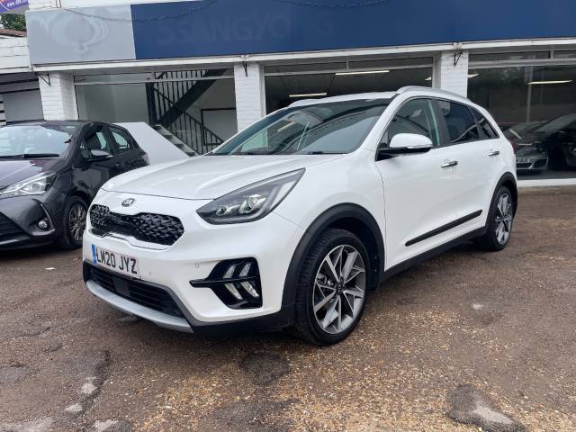 Kia Niro 1.6 GDi Hybrid 4 5dr DCT - APPLE CAR PLAY - H/LEATHER - CAMERA - NAV - FKSH - SUNROOF Estate Petrol / Electric Hybrid White
