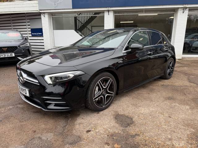 Mercedes-Benz A Class 2.0 A35 4Matic Premium Plus 5dr Auto - PANROOF - ADVANCE NAV - FMSH Hatchback Petrol Cosmos Black