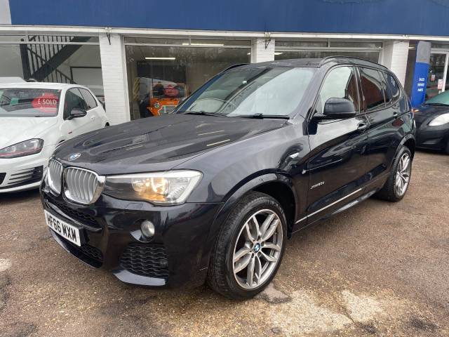 BMW X3 3.0 xDrive30d M Sport 5dr Step Auto -H/LEATHER - FSH - NAV - BLUETOOTH Estate Diesel Black