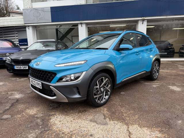 Hyundai Kona 1.6 GDi Hybrid Premium 5dr DCT - HEATED SEAT - 1 OWNER - FFSH - CAR PLAY Hatchback Petrol / Electric Hybrid Blue