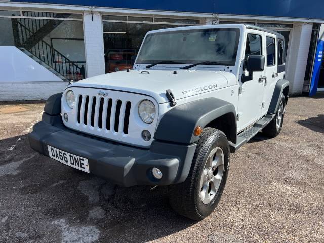 Jeep Wrangler 3.6 V6 Rubicon 4dr Auto - SAT NAV - CRUISE - H/LEATHER - BLUETOOTH Convertible Petrol White