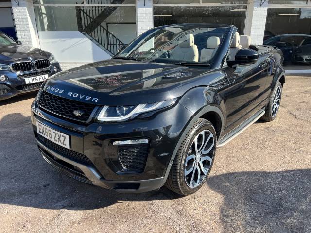 Land Rover Range Rover Evoque 2.0 TD4 HSE Dynamic Lux 2dr Auto - H/LEATHER - SAT NAV - Convertible Diesel Black