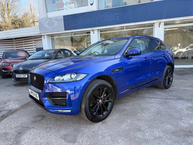 Jaguar F-Pace 2.0d [240] R-Sport 5dr Auto AWD - FSH - HEATED SEATS, 20" ALLOYS -  PARK HEAT - Estate Diesel Caesium Blue