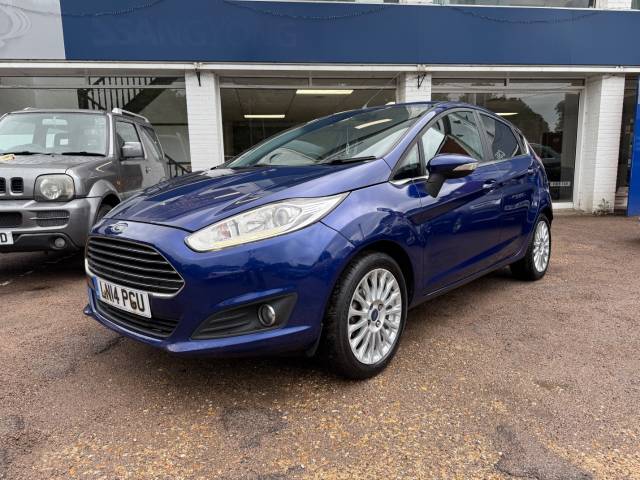 Ford Fiesta 1.0 EcoBoost Titanium 5dr - NEW CAMBELT - AIR CON - ALLOYS Hatchback Petrol Blue