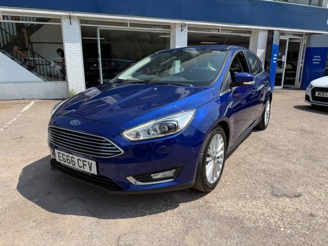 Ford Focus 1.5 EcoBoost 182 Titanium X 5dr Auto -H/SEATS - PARKING SENSORS Hatchback Petrol Blue