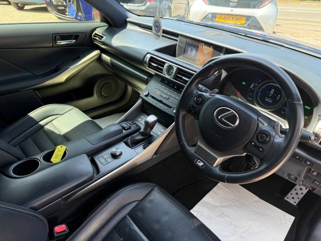 2014 Lexus IS 2.5 300h F-Sport 4dr CVT Auto - LEXUS HISTORY - HEATED LEATHER -