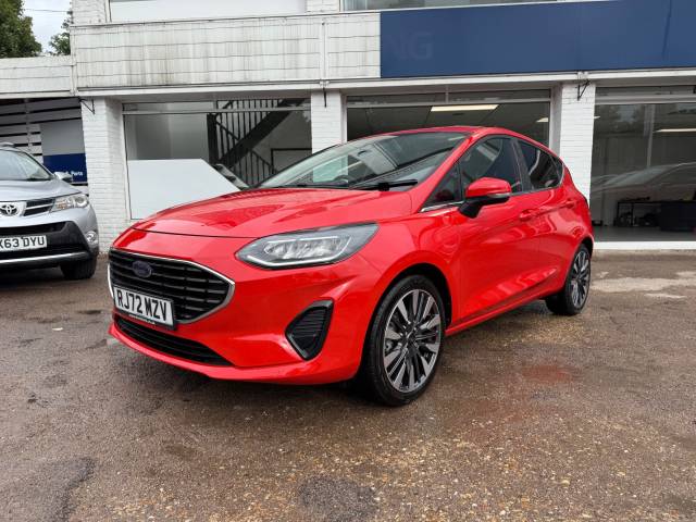 Ford Fiesta 1.0 EcoBoost Titanium X 5dr - OWNER - FSH - CAR PLAY - Hatchback Petrol Red