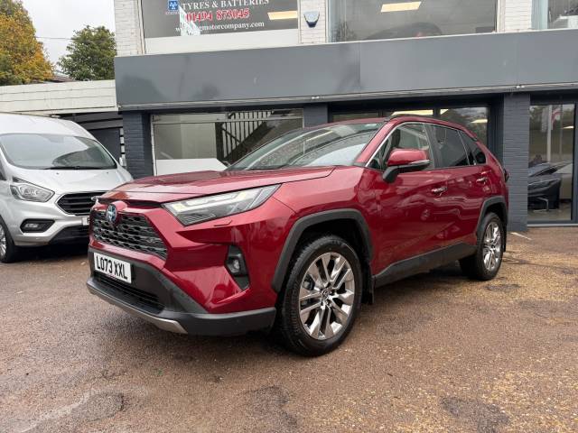 Toyota Rav4 2.5 VVT-i Hybrid Excel 5dr CVT -1 OWNER - PARKING SENSORS - REAR CAMERA -  CAR PLAY Estate Petrol / Electric Hybrid Red