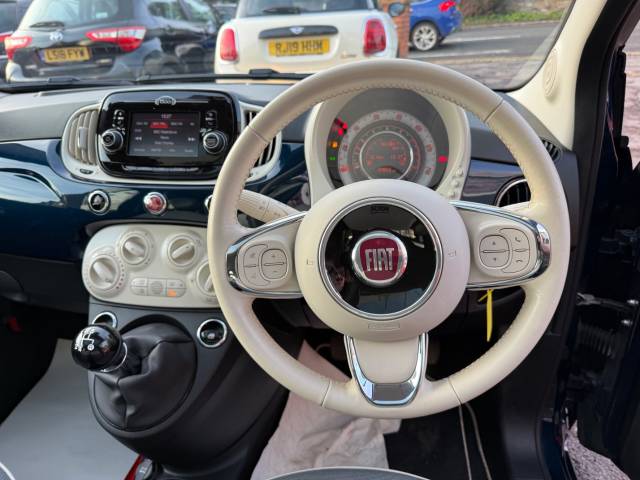 2018 Fiat 500 0.9 TwinAir Lounge 3dr- PAN ROOF- REAR SENSORS - FSH