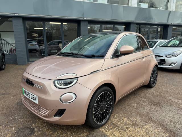 Fiat 500e C 0.0 87kW 42kWh 2dr Auto La Prima - HEATED LEATHER - PARKING SENSORS- CAR PLAY Convertible Electric Rose Gold