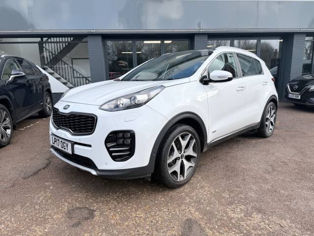 Kia Sportage 1.6T GDi GT-Line S 5dr DCT Auto [AWD] - SUNROOF - H/LEATHER - HEATED STEERINWG WHEEL - CAR PLAY Estate Petrol White