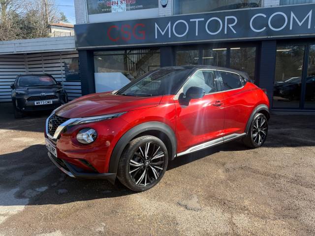 Nissan Juke 1.0 DiG-T 114 Tekna+ 5dr DCT - 360 CAMERA CAR PLAY - H/SEATS - Hatchback Petrol Red
