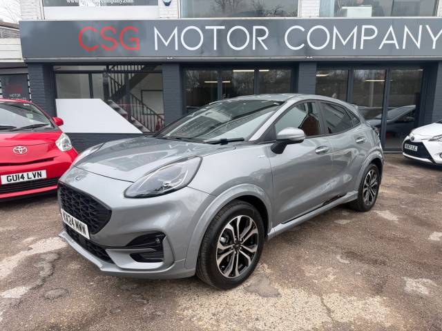 Ford Puma 1.0 EcoBoost Hybrid mHEV ST-Line 5dr DCT Hatchback Petrol Silver