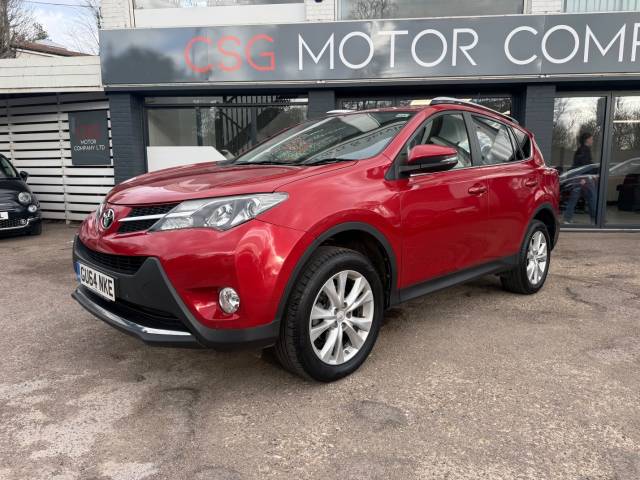 Toyota Rav-4 2.2 D-4D Invincible 5dr - FSH - H/LEATHER - REAR CAMERA - POWER TAILGATE Estate Diesel Red