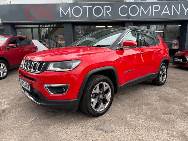 Jeep Compass 2.0 Multijet 170 Limited 5dr Auto - ONE OWNER - FSH - Estate Diesel Red/black