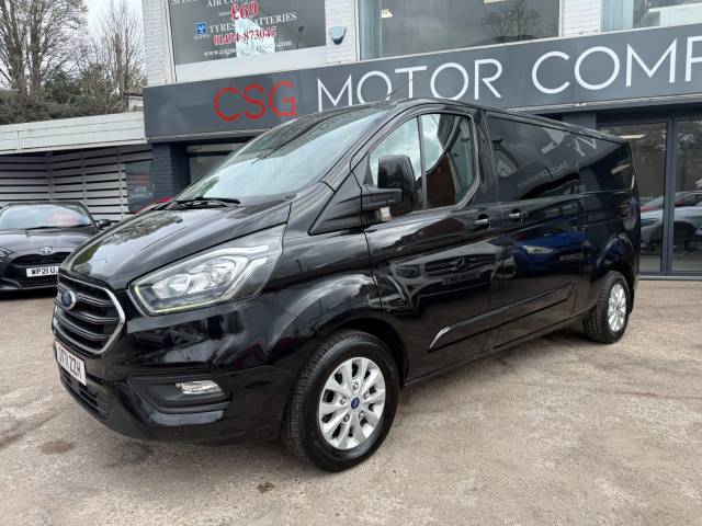 Ford Transit Custom 2.0 EcoBlue 170ps Low Roof Limited Van Auto Combi Van Diesel Black