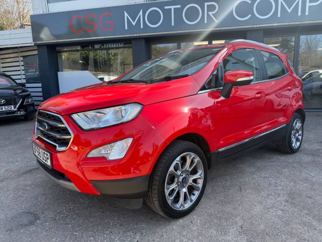 Ford Ecosport 1.0 EcoBoost 125 Titanium 5dr Auto - APPLE CAR PLAY - Hatchback Petrol Red