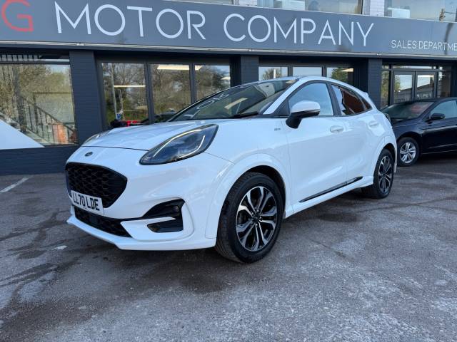 Ford Puma 1.0 EcoBoost Hybrid mHEV ST-Line 5dr - FORD HISTORY - CAR PLAY Hatchback Petrol White