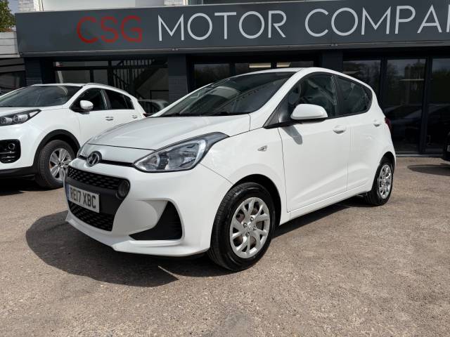 Hyundai i10 1.0 SE 5dr- AIR CON- 1 OWNER - FSH Hatchback Petrol White
