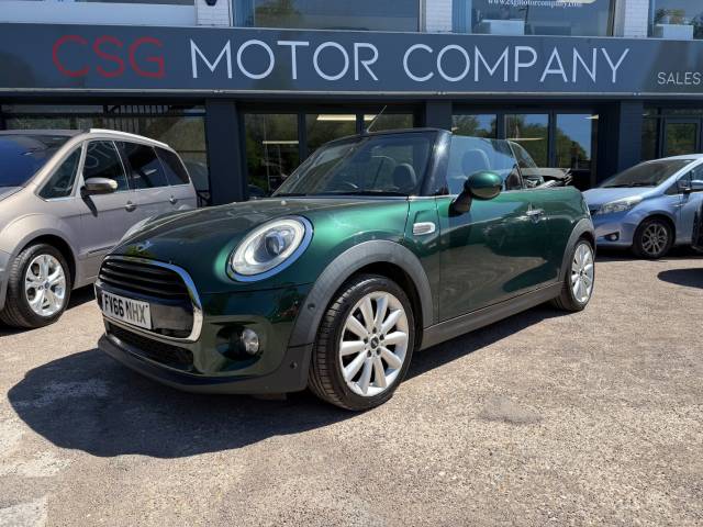 Mini Convertible 1.5 Cooper 2dr Auto - FFSH - HEATED 1/2 LEATHER - R/SENSORS Convertible Petrol Green