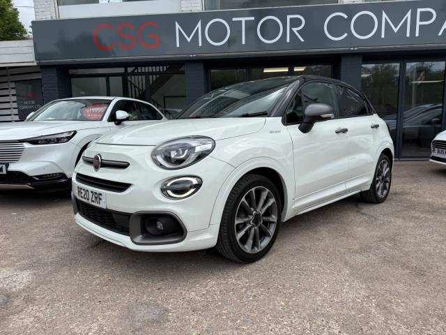 Fiat 500x 1.0 Sport 5dr - 1/2 LEATHER -  CAR PLAY - AIR CON - BLUETOOTH Hatchback Petrol White/black