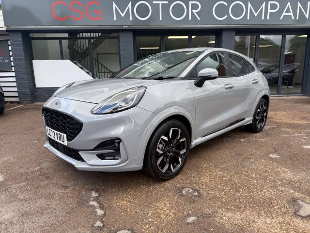Ford Puma 1.0 EcoBoost Hybrid mHEV ST-Line X 5dr - PARKING SESNORS -  1/2 LEATHER - E/F/MIRRIORS Hatchback Petrol Grey
