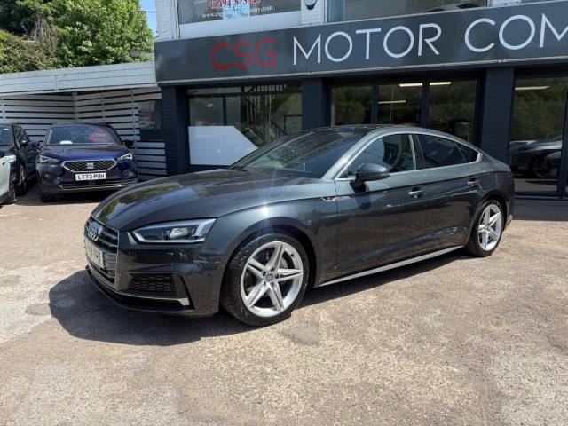 Audi A5 2.0 TDI Ultra S Line 5dr S Tronic - PAN ROOF - TEC PACK - VIRTUAL DASH Hatchback Diesel Grey