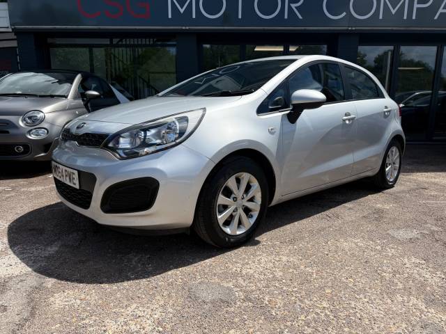 Kia Rio 1.25 VR7 5dr-REVERSING SENSORS- FSH Hatchback Petrol Silver
