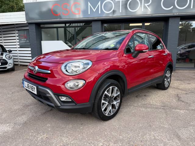 Fiat 500x 2.0 500X CROSS MULTIJET 4X4 - FSH - AIR CON - BLUETOOTH - ALLOYS Hatchback Diesel Red