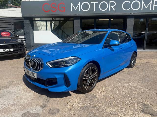 BMW 1 Series 1.5 118i [136] M Sport 5dr Step Auto - HEATED LEATHER - E/F/MIRRIORS - CAR PLAY Hatchback Petrol Blue