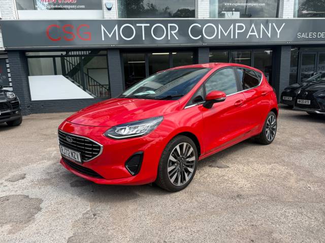 Ford Fiesta 1.0 EcoBoost Titanium X 5dr - OWNER - FSH - CAR PLAY - Hatchback Petrol Red