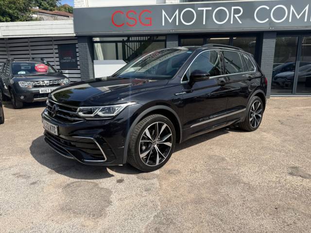 Volkswagen Tiguan 1.5 TSI 150 R-Line 5dr DSG - FVSH - CAR PLAY - PARKING SENSORS Estate Petrol Black